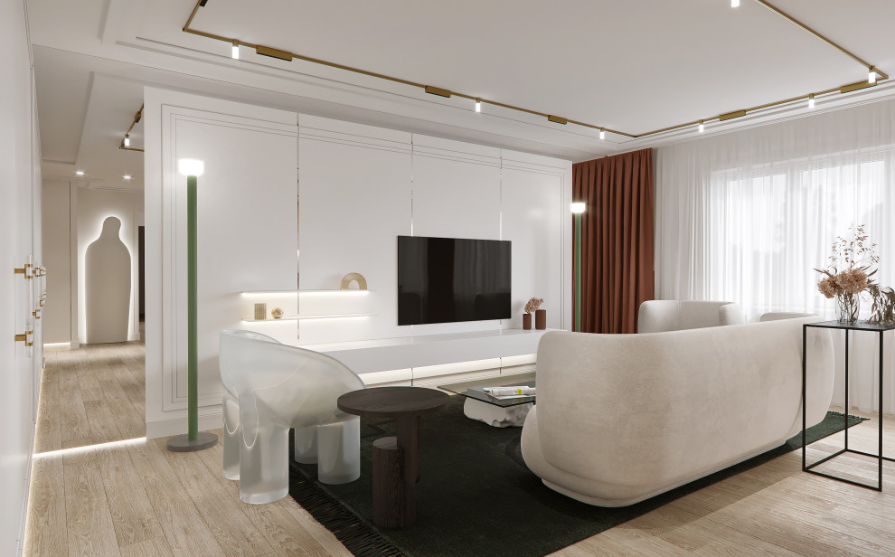 Современная квартира в Москве для девушки