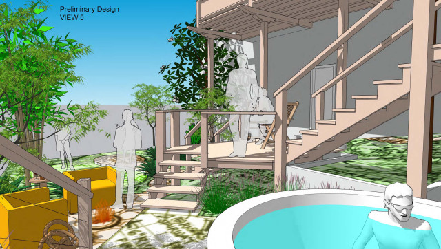 3D Study trendy-hus-og-facade