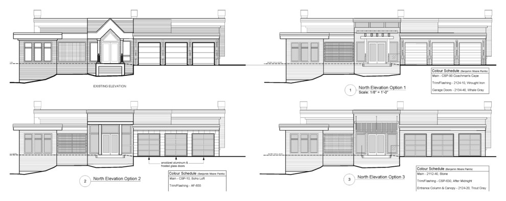 Front Elevation Options