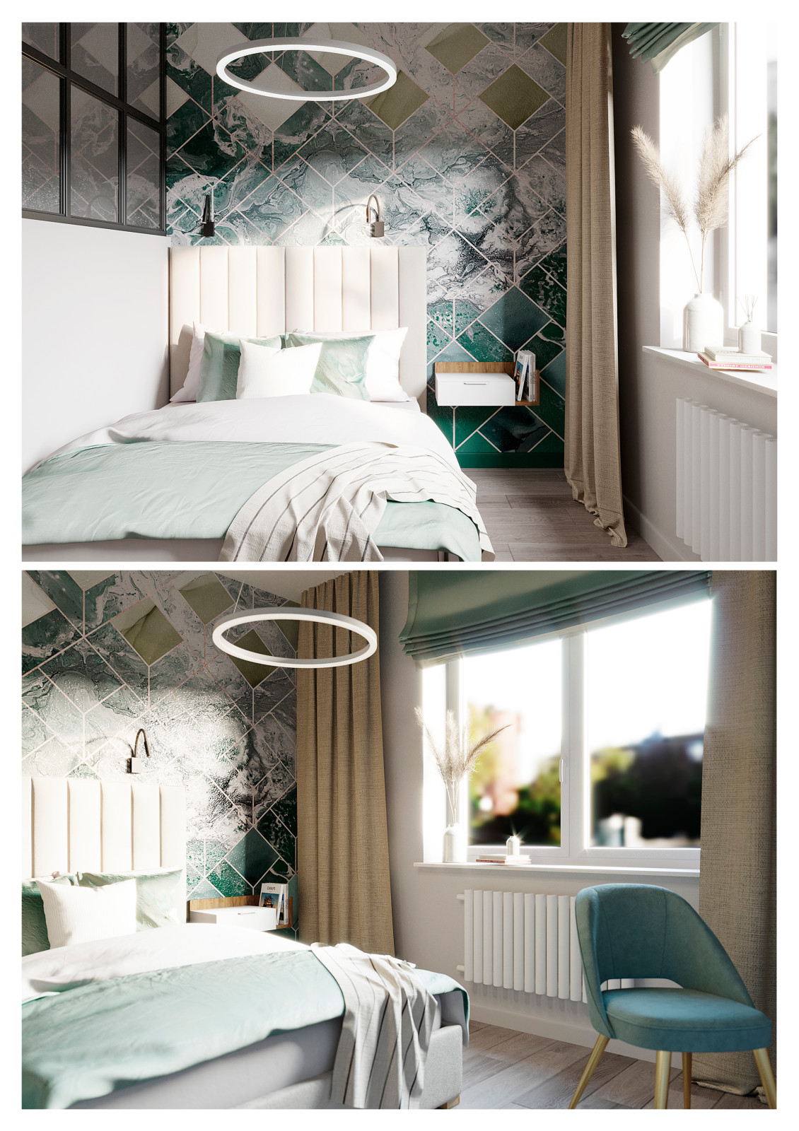 Двухкомнатная квартира для семьи в ЖК Загорье