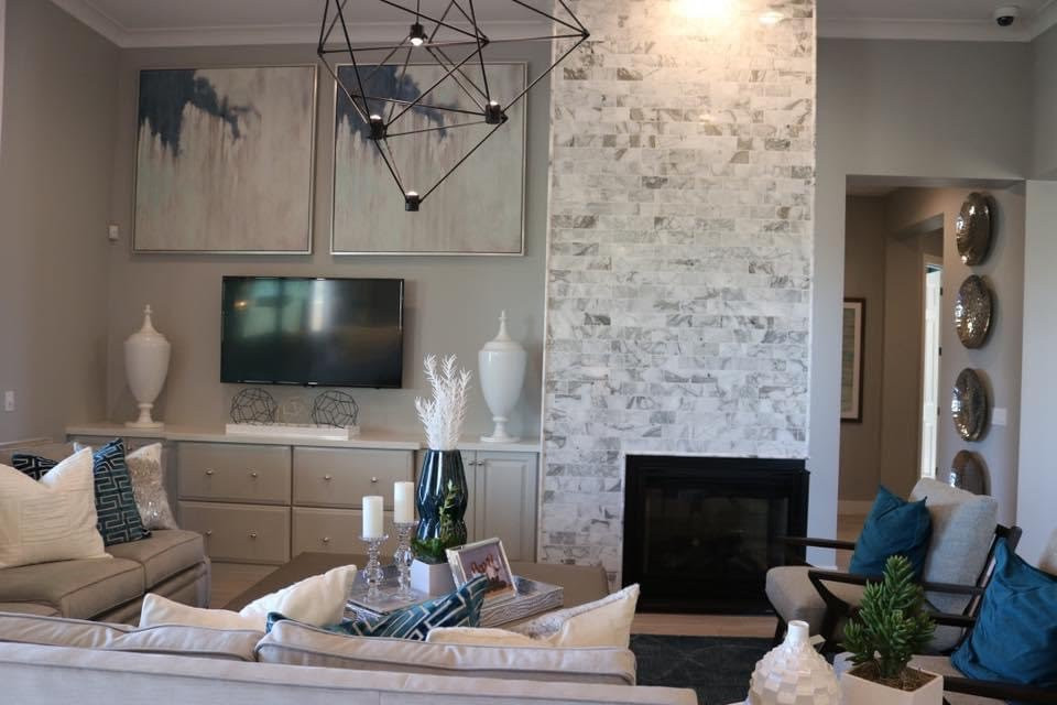 Tile Accent Fireplaces