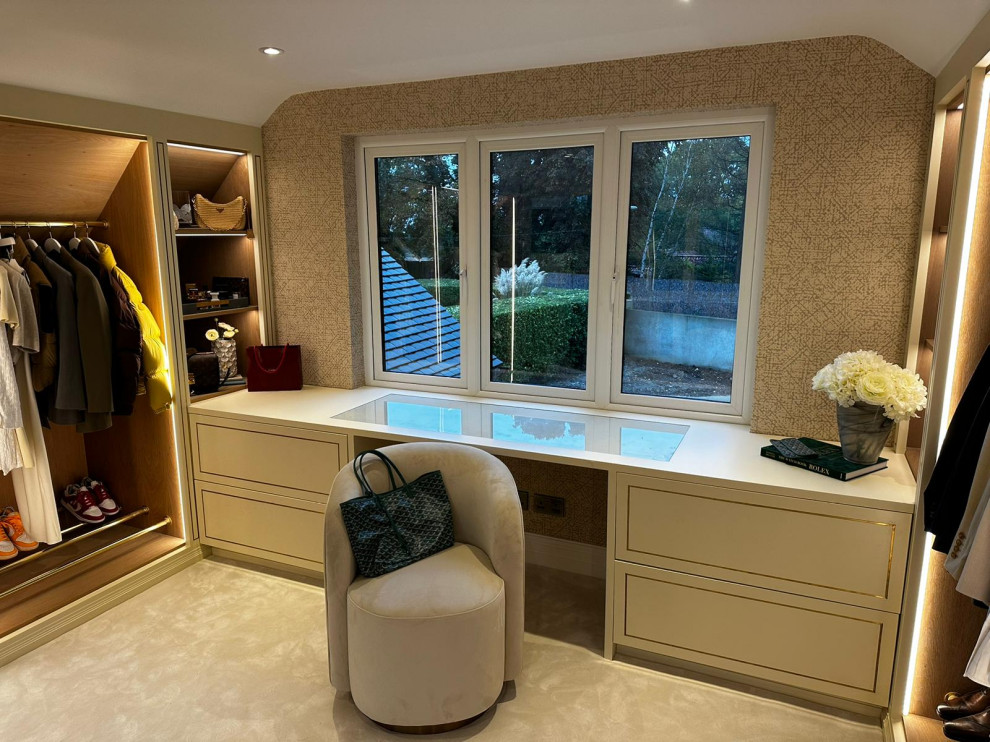 Luxury walk in wardrobe