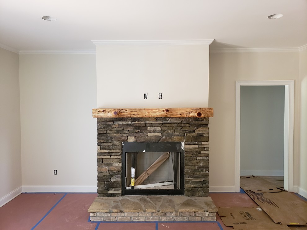 Custom Solid Beam Mantels