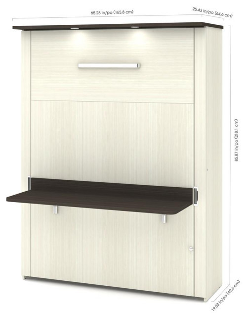 Birmingham sofa black Transitional Murphy Beds by BisonOffice Houzz