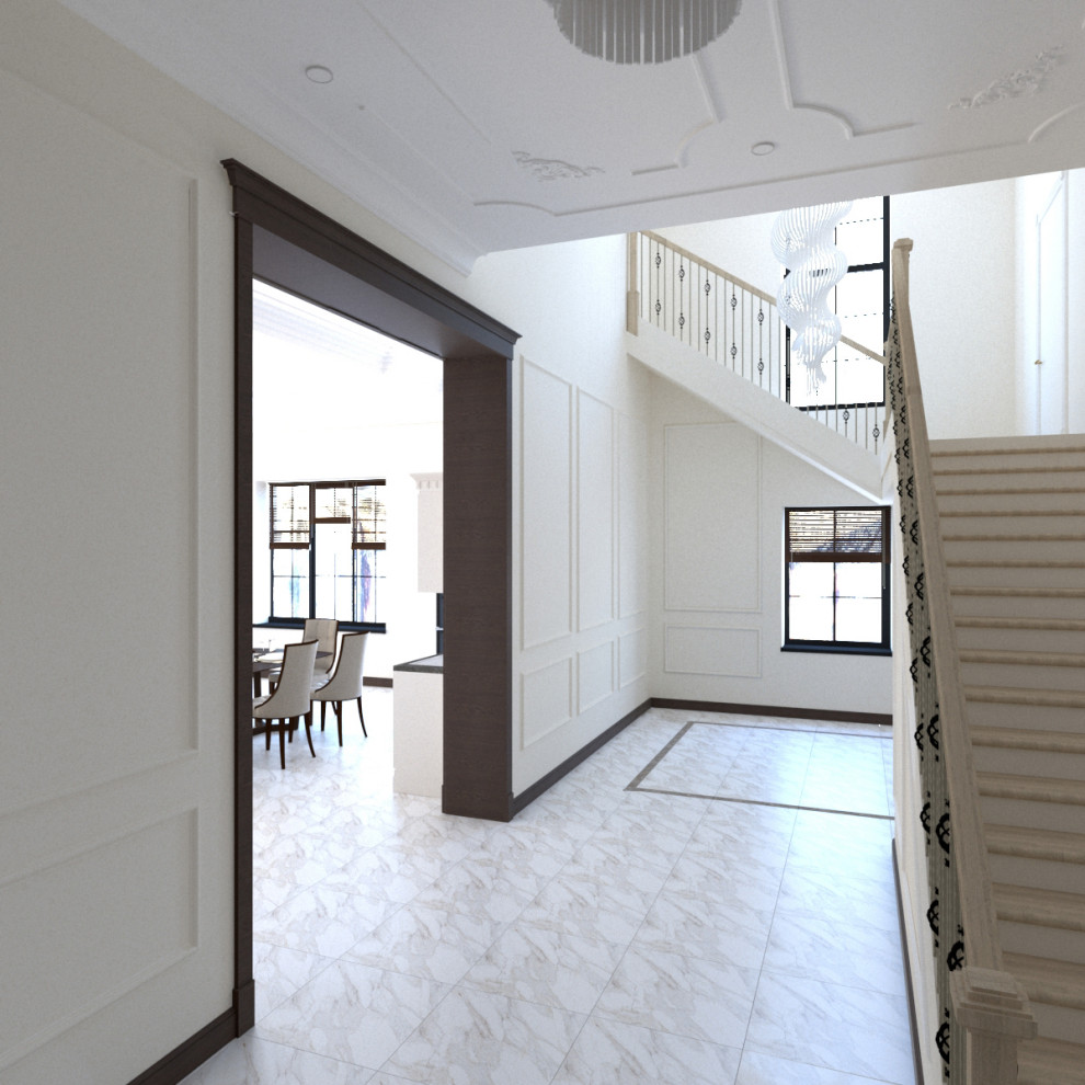 Интерьер с элементами классики