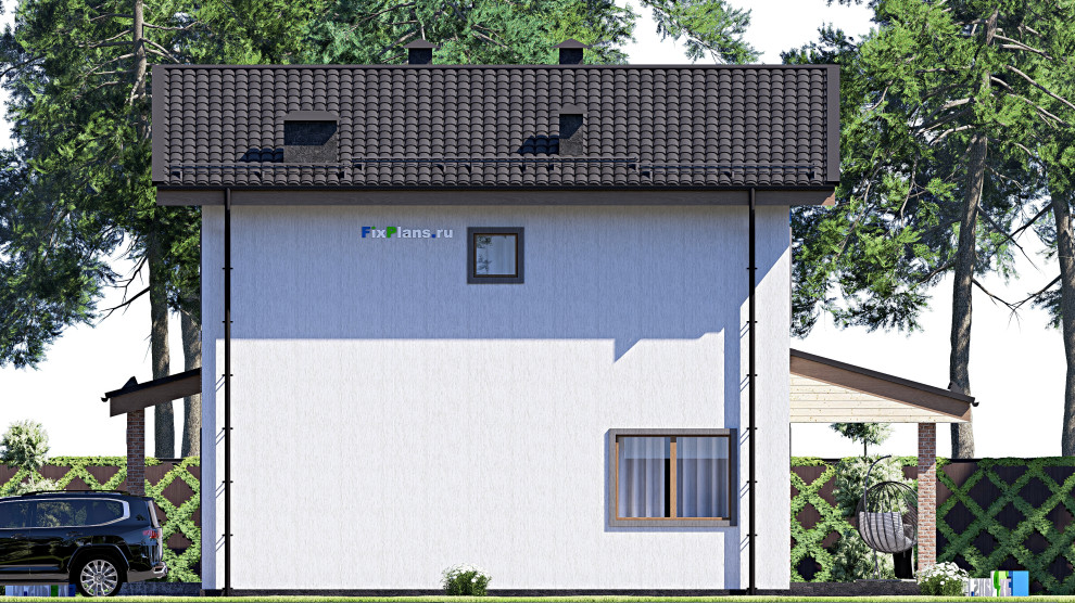 Проект двухэтажного дома 9х14 м S141м2 F-17036