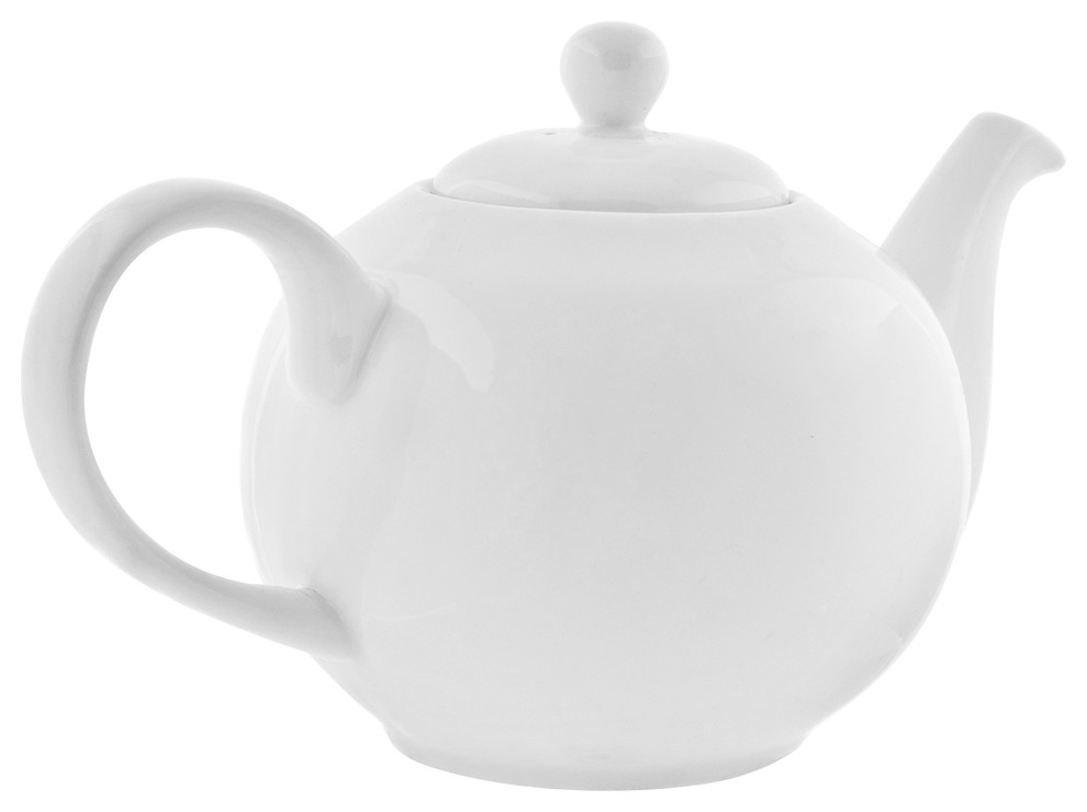Royal White Teapot Contemporary Teapots by 10 Strawberry Street