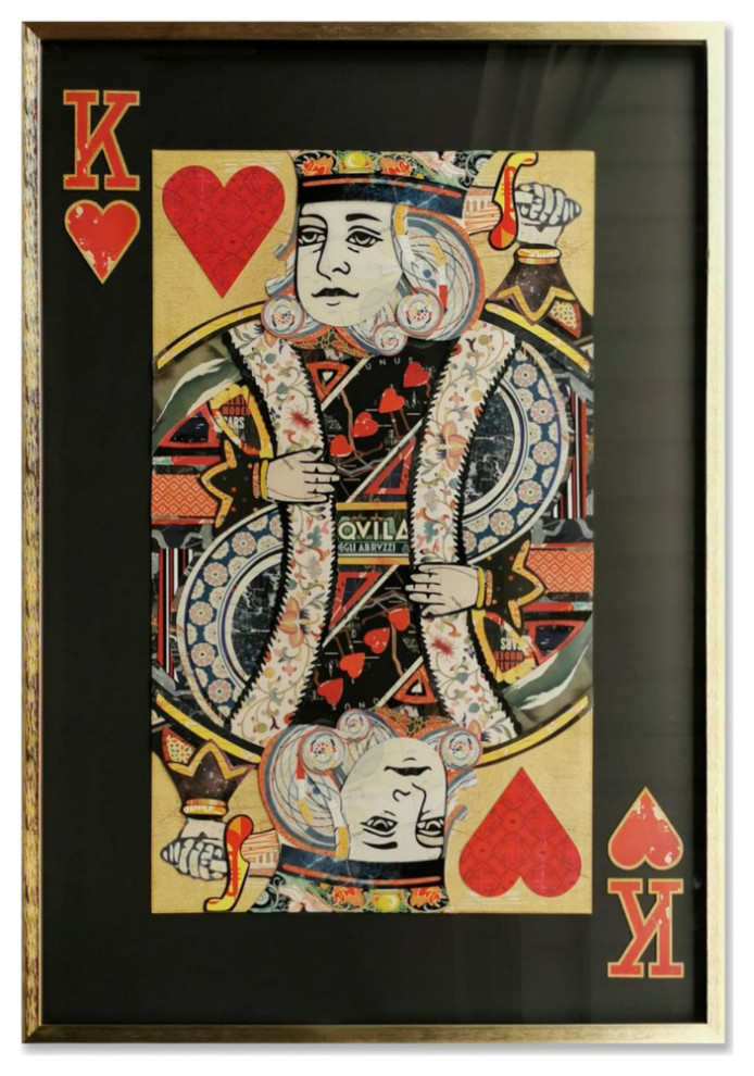 Playing Card King of Red Heart