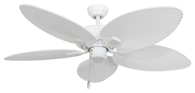 52 Boca Grande White Indoor Ceiling Fan With Remote Control