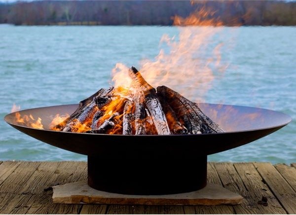 Wok Style Fire Pit Contemporary Patio Chicago By Home