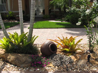 Tropical Rock Garden - Tropical - Landscape - Miami