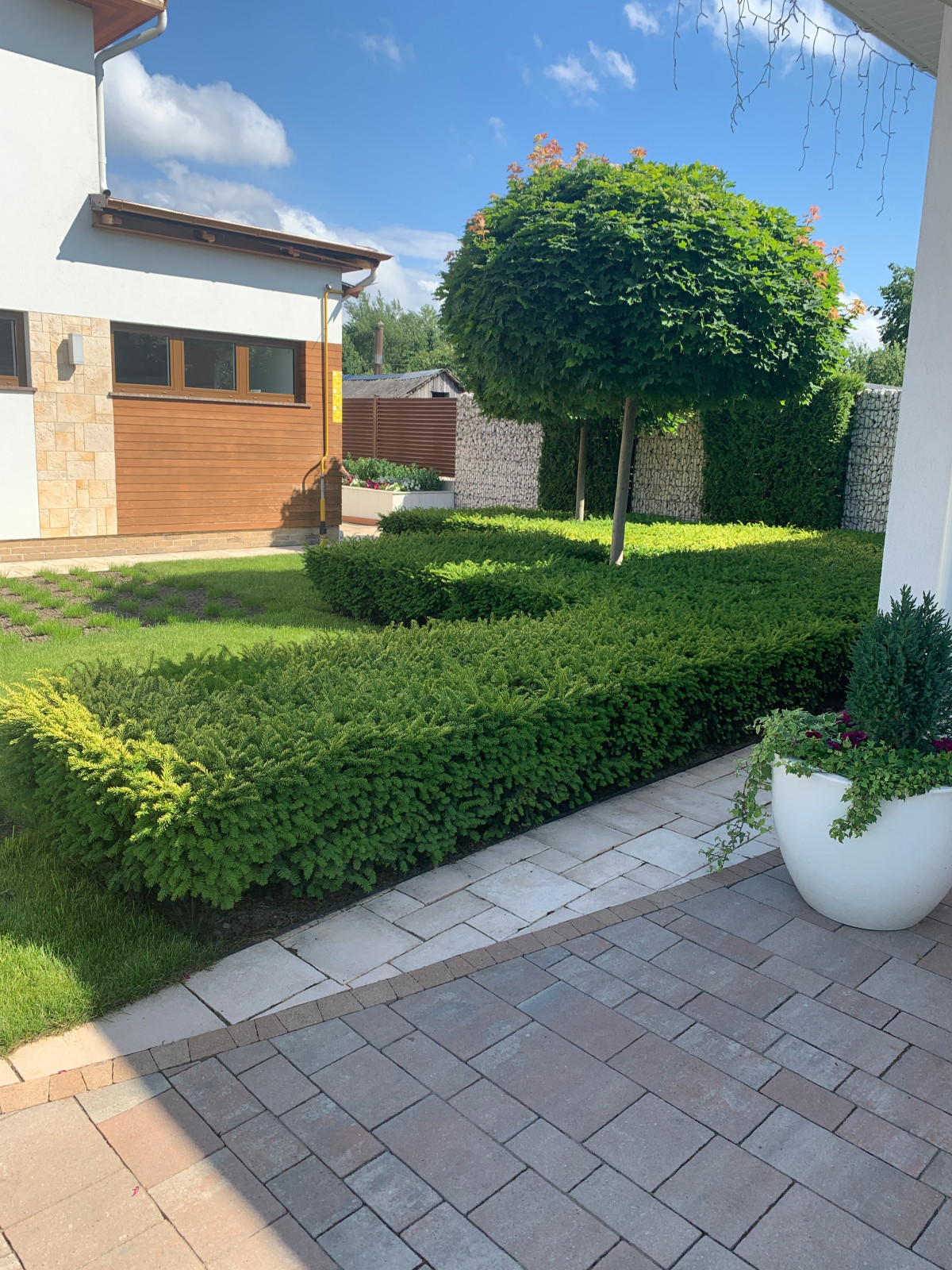 Современный сад для семьи