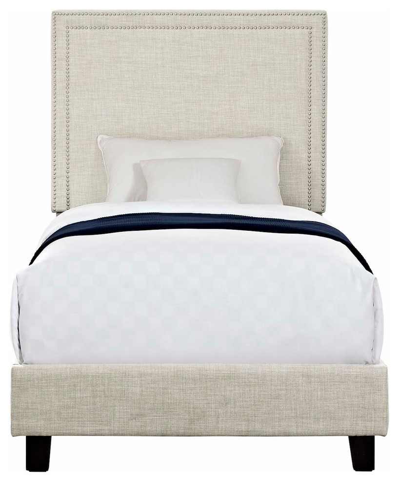 Picket House Furnishings Emery Upholstered Platform Bed - Transitional - Platform  Beds - by Picket House | Houzz