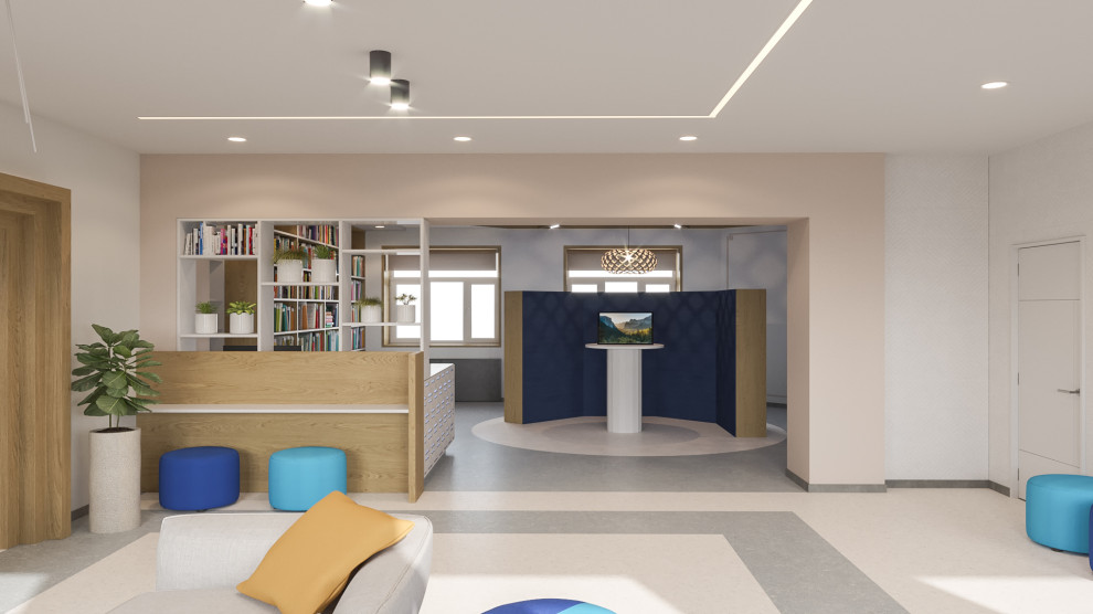 Дизайн-проект Модельной библиотеки в с.Кижинга (Республика Бурятия)