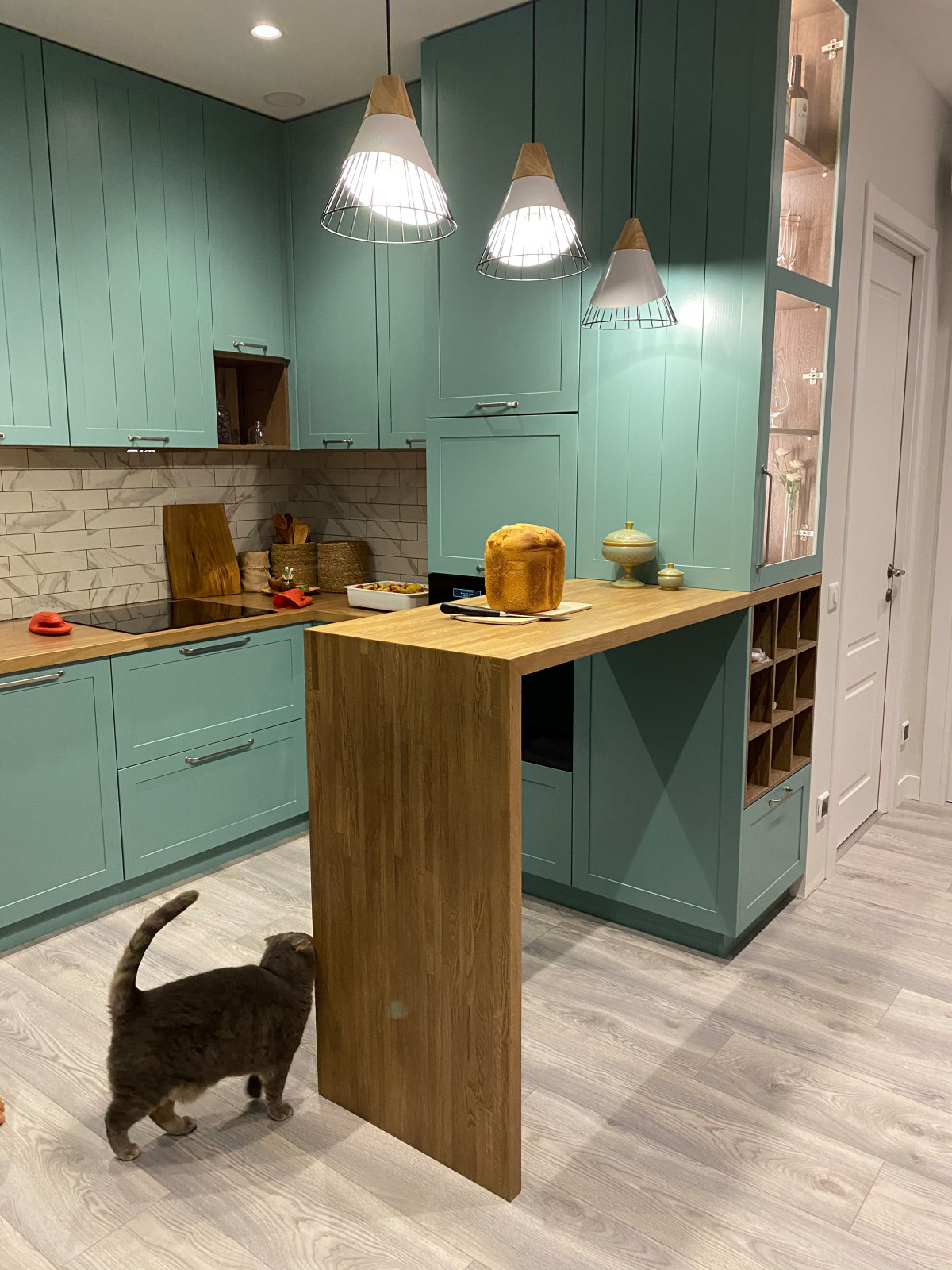 П-образная Кухня в стиле «Прованс»