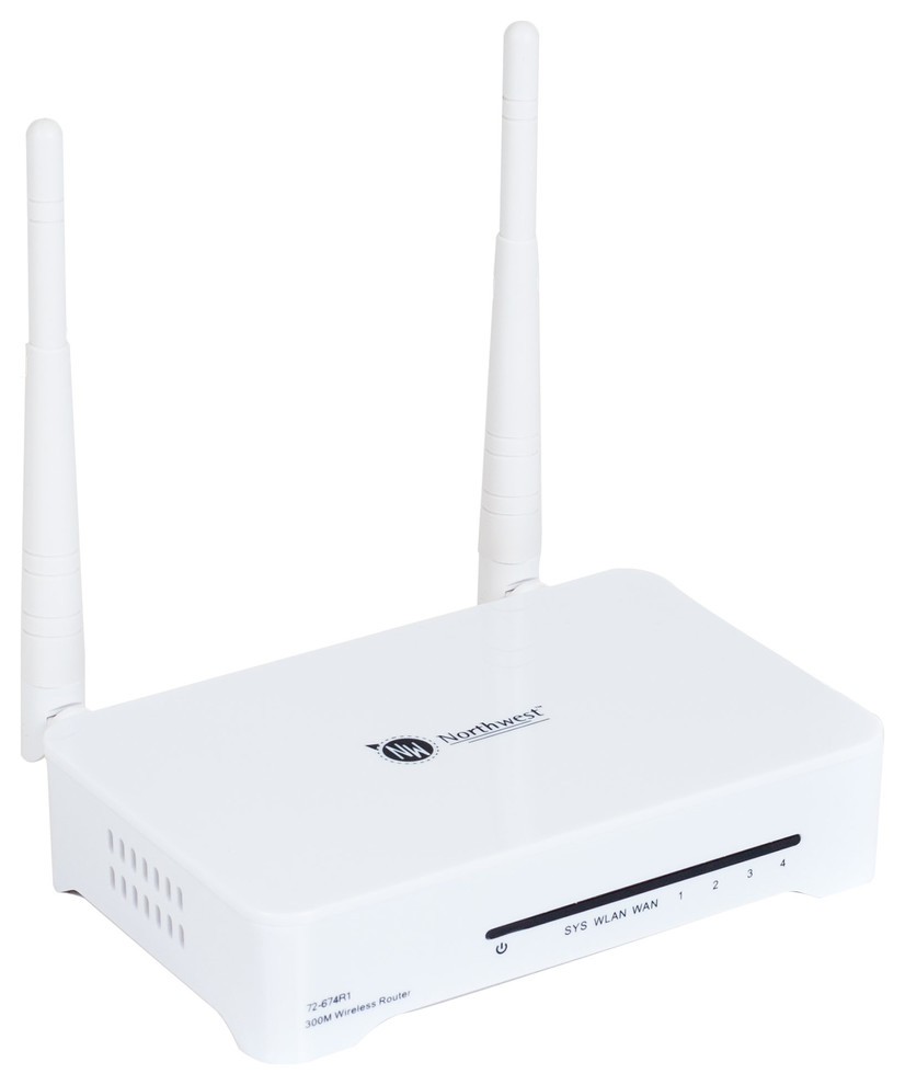 Wireless Router and Repeater, 300mbps, Up to 600 Feet by Northwest