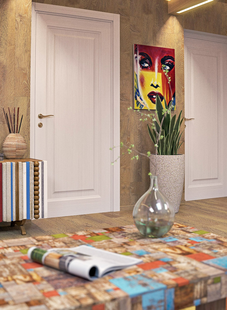 Двухэтажная квартира в стиле Яркая классика 340 м2