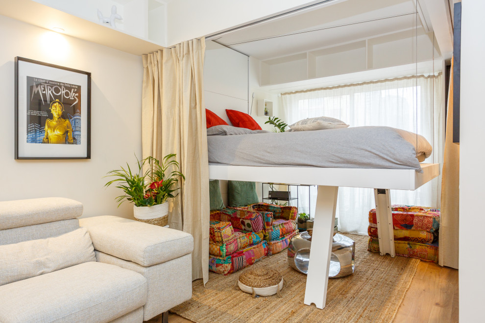 Eklektisches Schlafzimmer in Paris