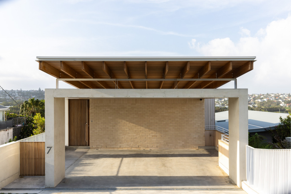 Design ideas for a contemporary garage in Sydney.