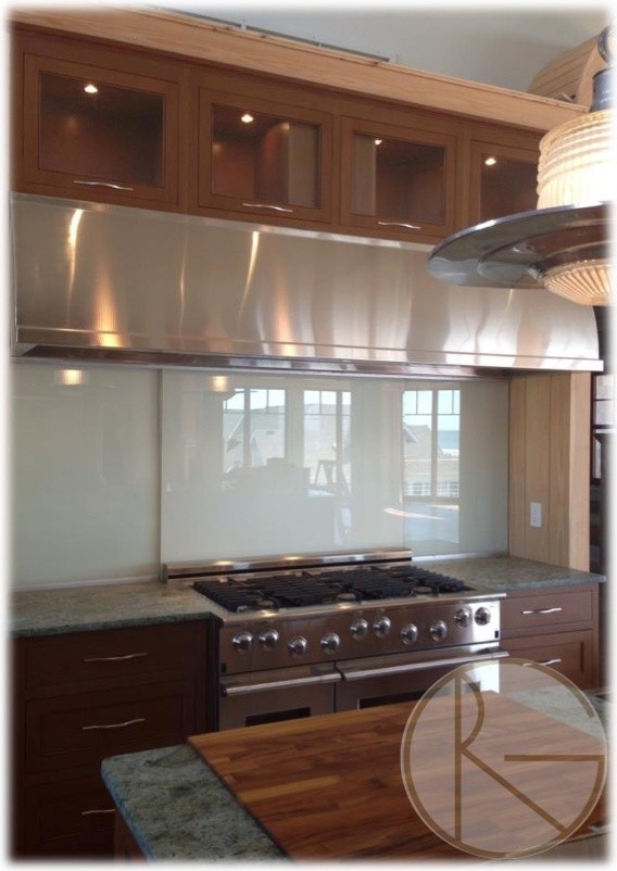 This is an example of a transitional kitchen in Charleston.