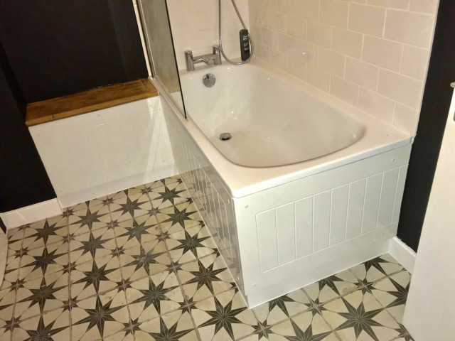 Various contemporary-bathroom