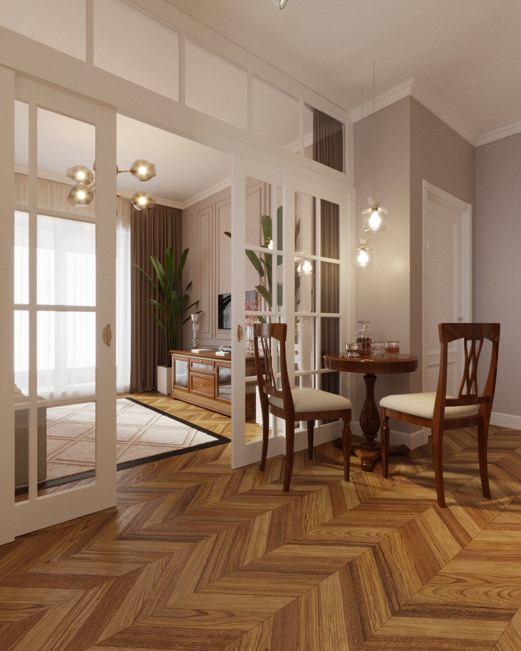 Однокомнатная квартира 52м2