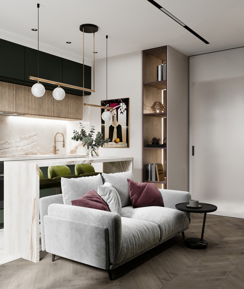 Дизайн проект квартиры 40м2