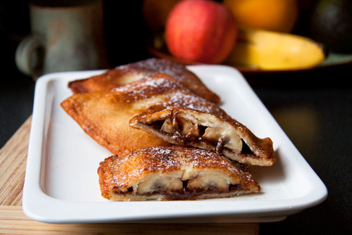 Aux Fourneaux Du Pain Perdu A La Banane Et Au Nutella