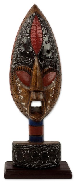 Warrior of Africa African Wood Mask