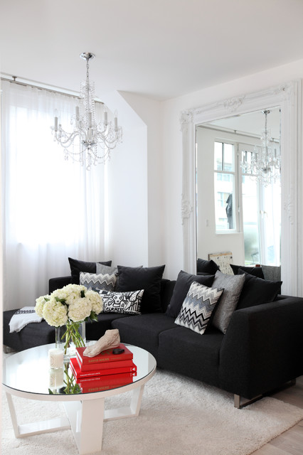Yaletown Condo trendy-dagligstue