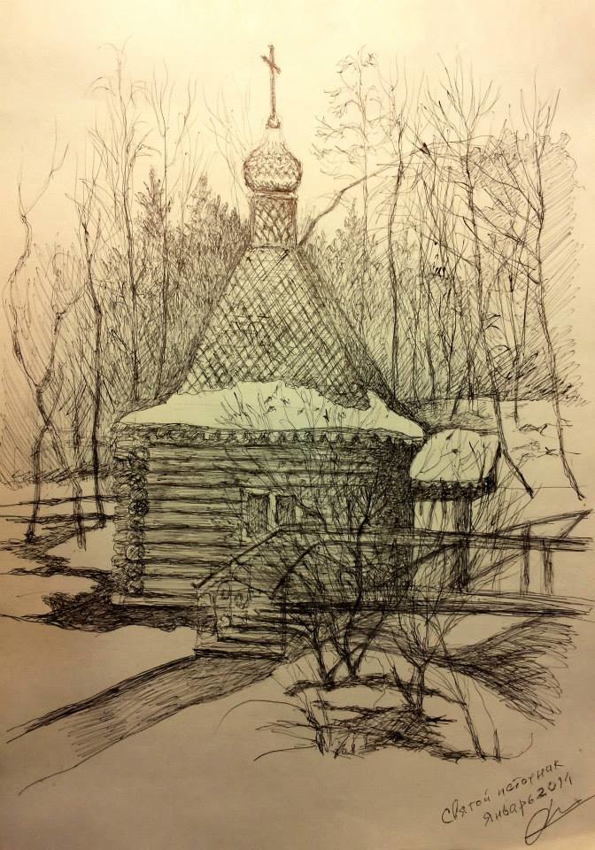 Мои черно-белые рисунки