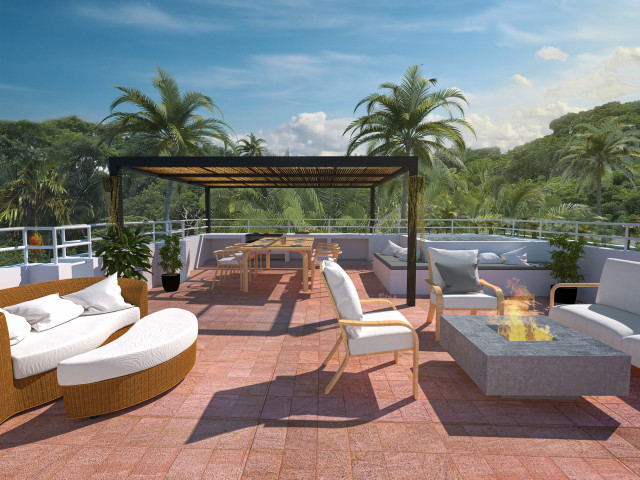 LA Lofts minimalistisch-terrasse