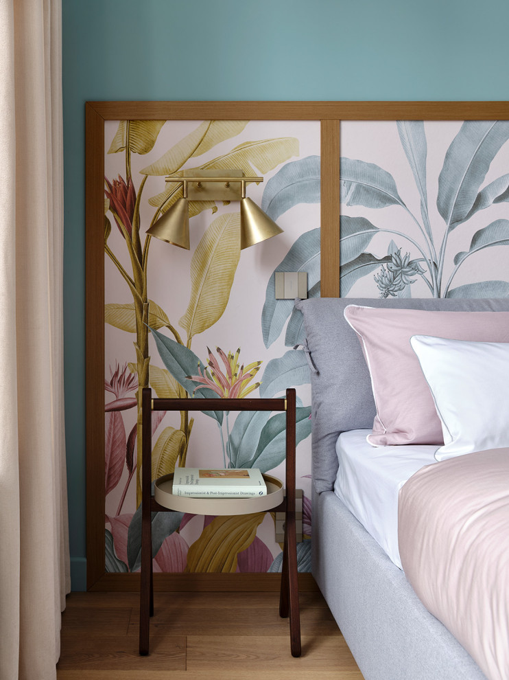 Небольшая квартира в оттенках синего