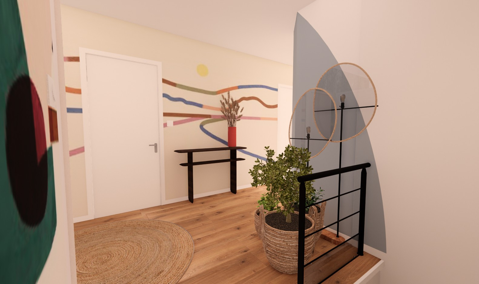 Créer une ambiance arty et chaleureuse dans une superbe maison contemporaine