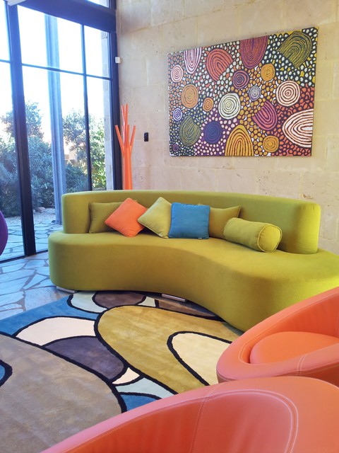 Custom built Sofa modern-vardagsrum