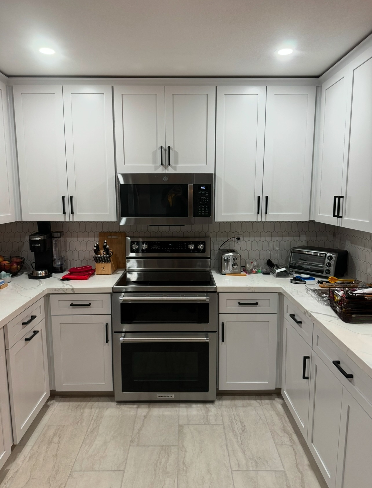 White Kitchen Cabinetry Reface