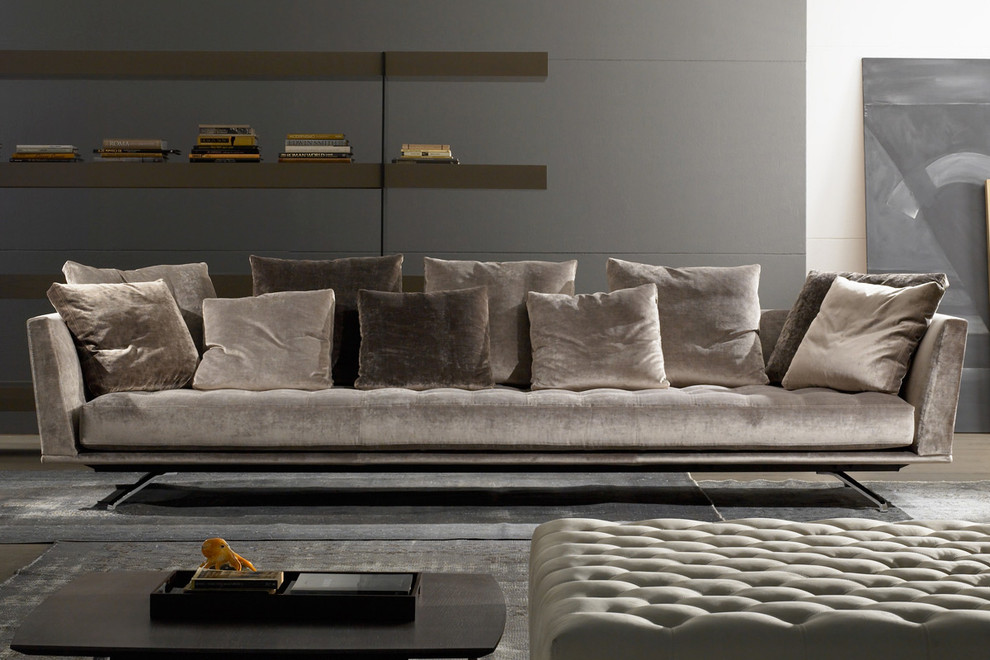 Trendy home design photo in Miami