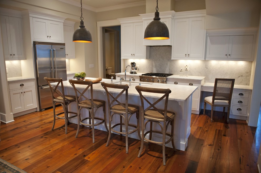 Design ideas for a country kitchen in Atlanta.