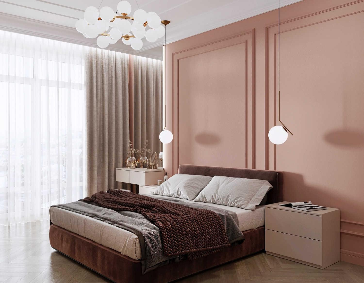 Квартира в ЖК “Leningrad”, который был выполнен для молодой пары.