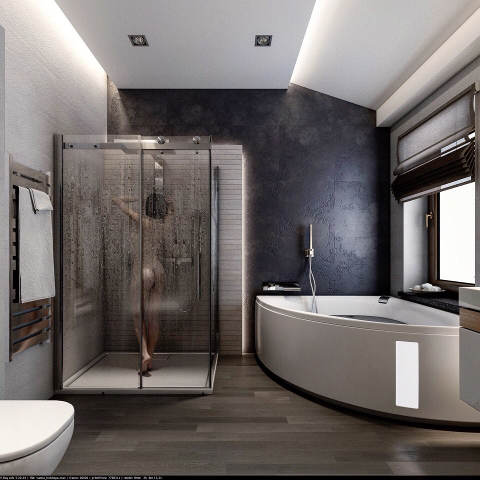 Дизайн-проект дома площадью 185м² в г. Москва для семьи из трех человек.