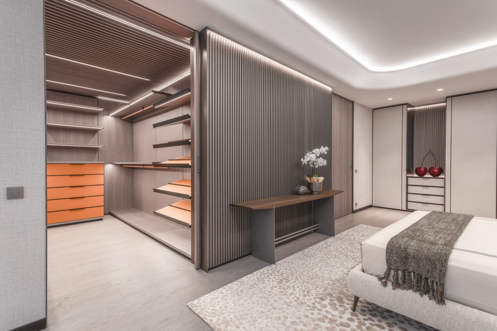 Fusion modern. Interior design of a villa in Monte-Carlo