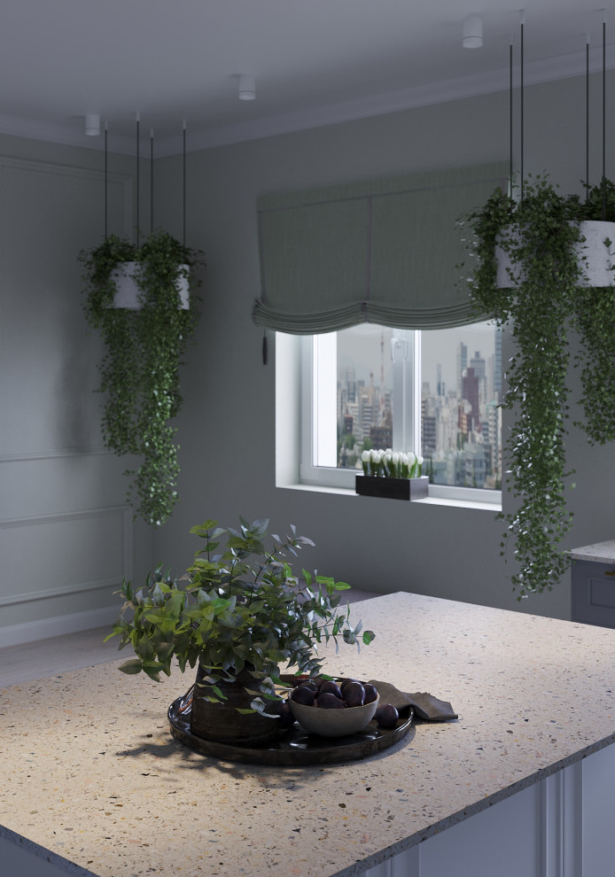 Кухня в неоклассическом стиле