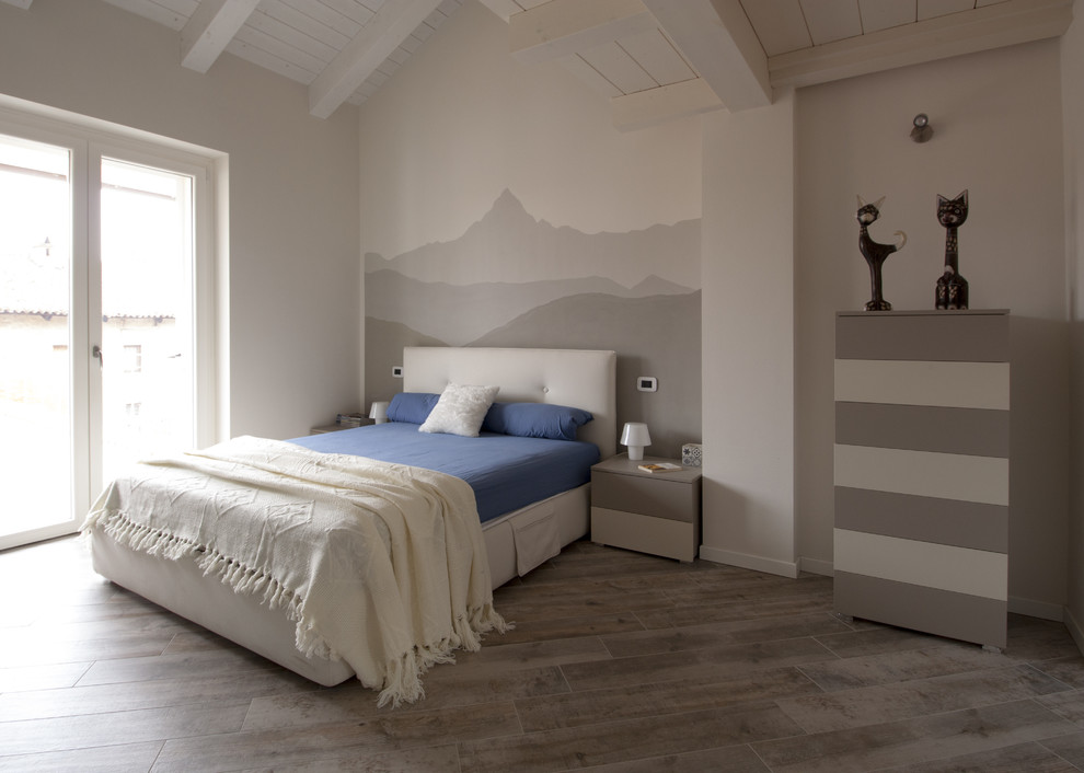 Modern bedroom in Turin.