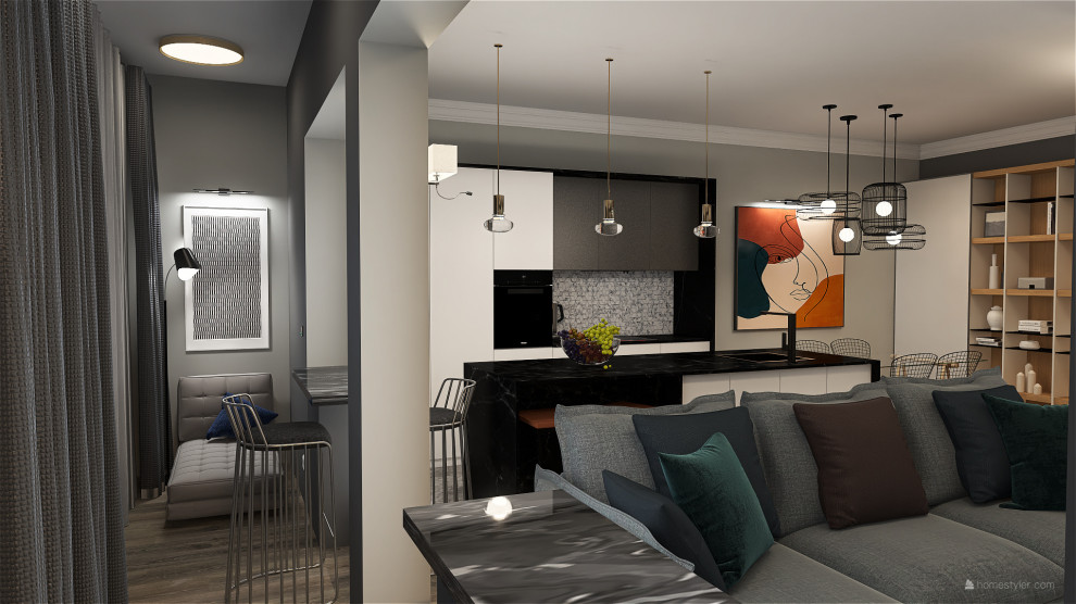 КВАРТИРА ДЛЯ МОЛОДОГО БИЗНЕСМЕНА В Ростове-на-Дону