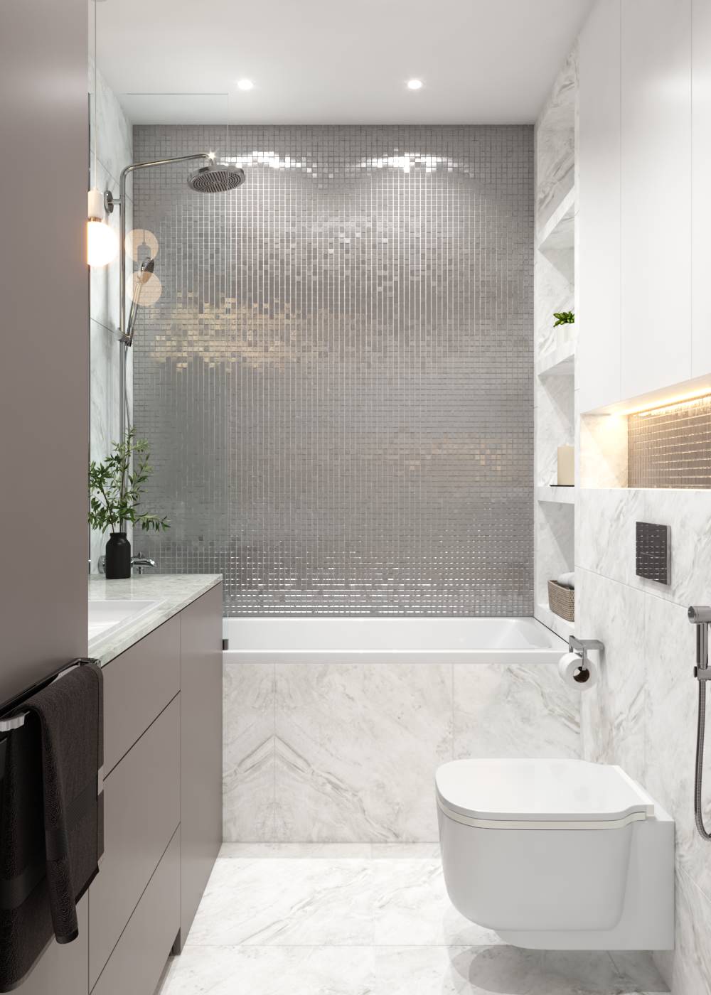 Дизайн 3х комнатной квартиры ЖК НЬЮТОН