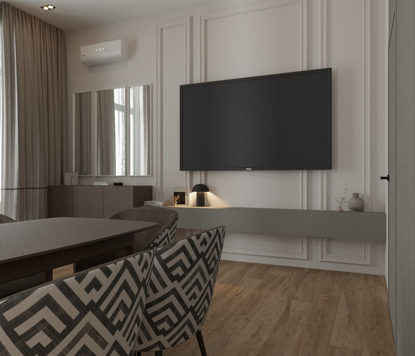 Гостиная зона ТВ