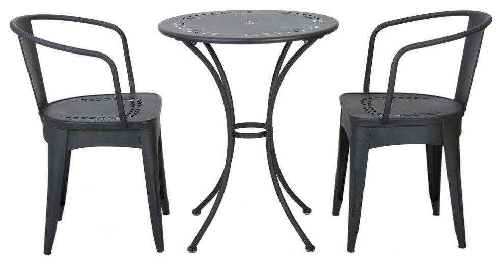 black bistro outdoor set