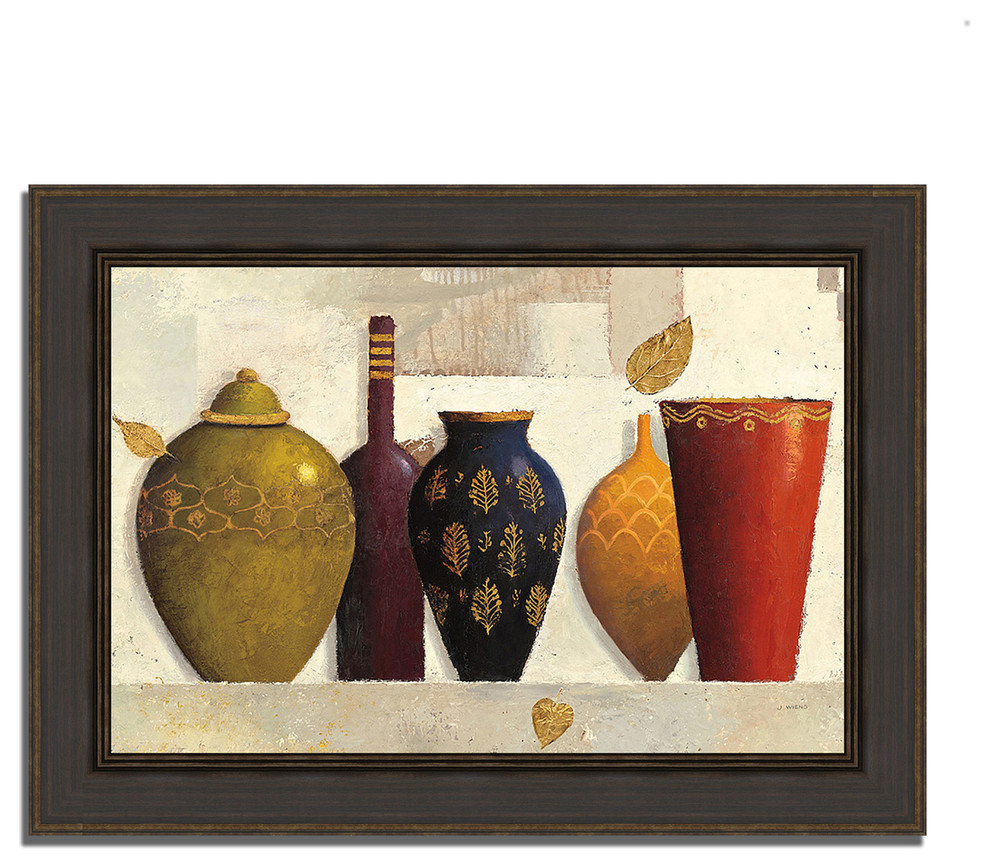 "Jeweled Vessels" By James Wiens, Framed Painting Print, Ready To Hang