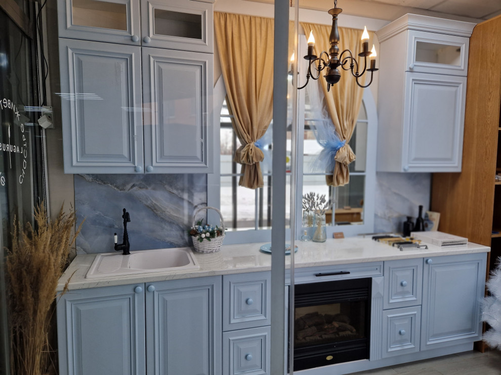 кухня Polina массив в эмали