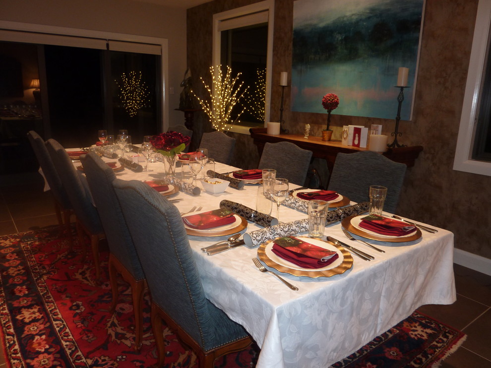 Photo of a traditional dining room in Sydney.